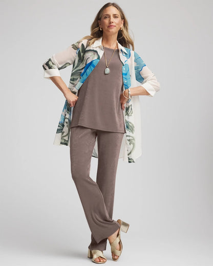 Chico's Women | Travelers™ No Tummy Pants DEEP TAUPE
