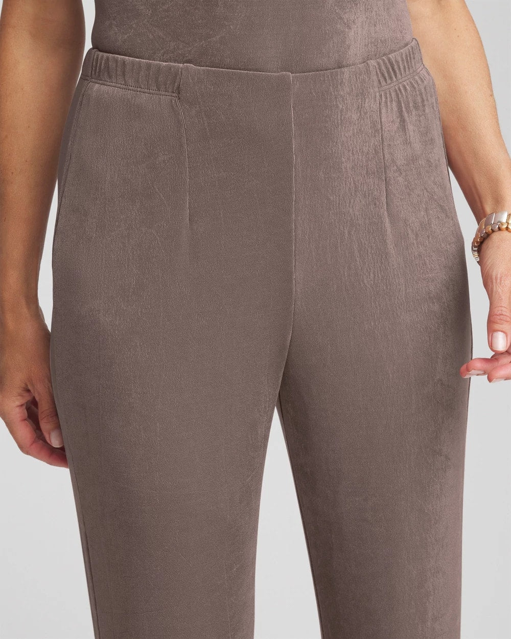 Chico's Women | Travelers™ No Tummy Pants DEEP TAUPE