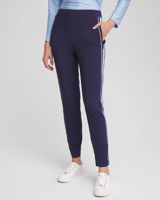 Chico's Women | Zenergy® UPF Piped Ankle Pants PASSPORT BLUE