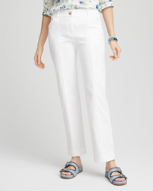 Chico's Women | Emme Straight Ankle Pants ALABASTER