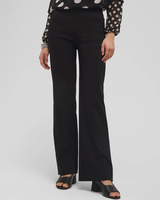Chico's Women | Brigitte™ Slim Wide-Leg Pants BLACK