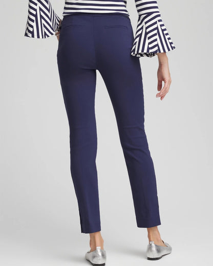 Chico's Women | Brigitte™ Pull-On Slim Rivet Ankle Pants PASSPORT BLUE