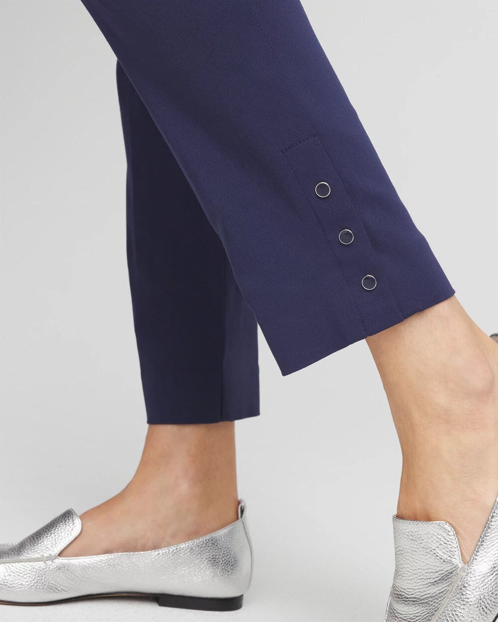 Chico's Women | Brigitte™ Pull-On Slim Rivet Ankle Pants PASSPORT BLUE