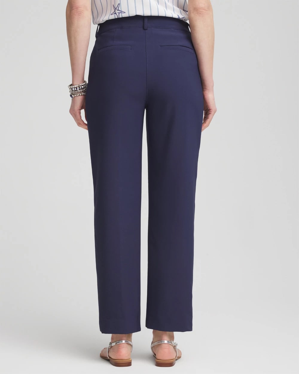 Chico's Women | Fly Front Ankle Pants PASSPORT BLUE