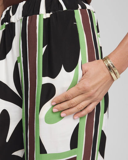 Chico's Women | Printed Silky Soft Pants ECRU