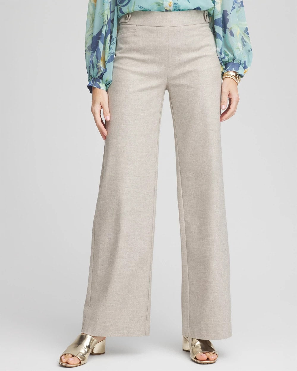 Chico's Women | Brigitte™ Wide-Leg Pants SMOKEY TAUPE