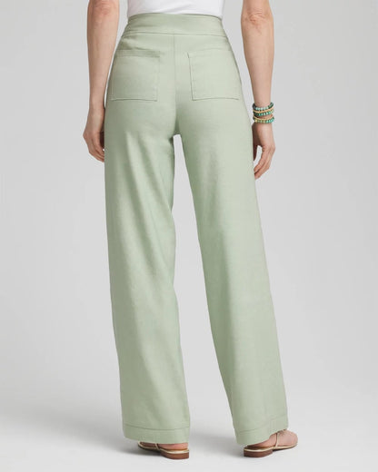 Chico's Women | Linen Stretch Relaxed Pants MOROCCAN MINT