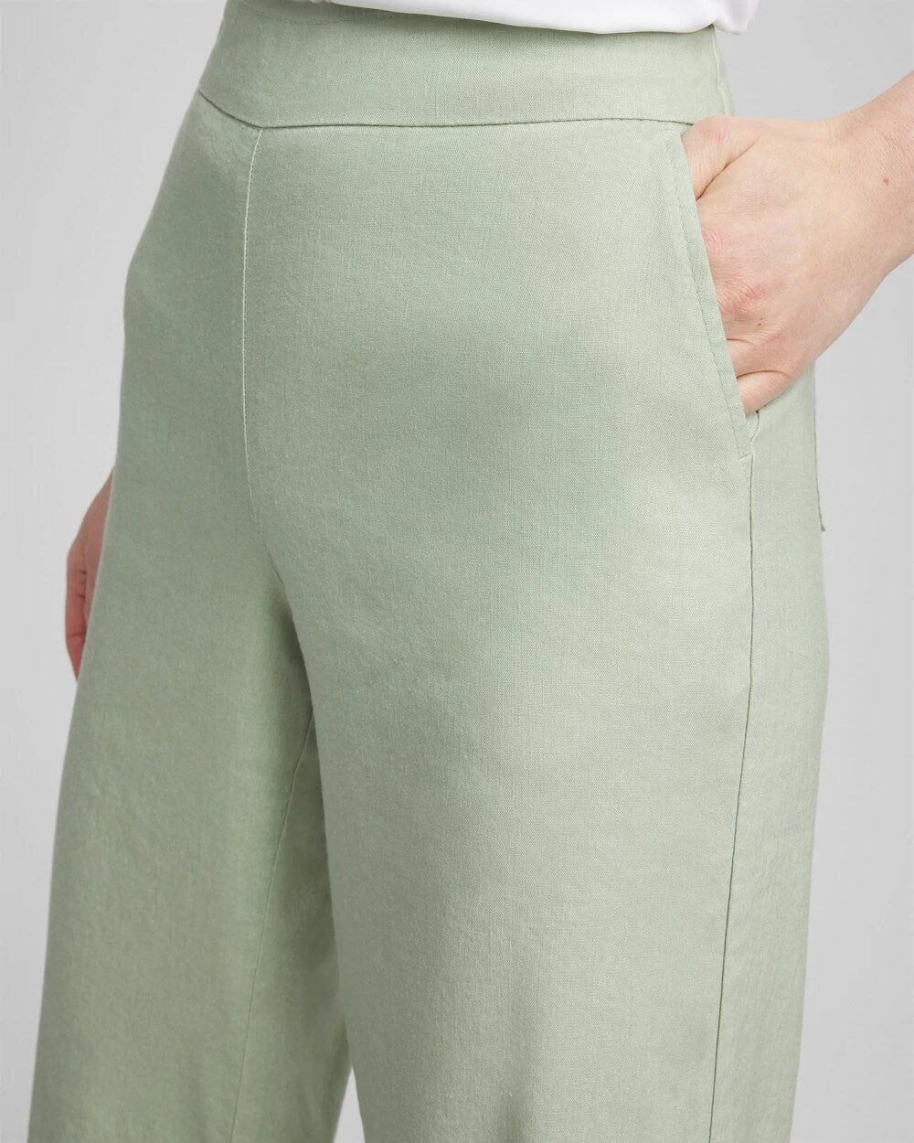 Chico's Women | Linen Stretch Relaxed Pants MOROCCAN MINT