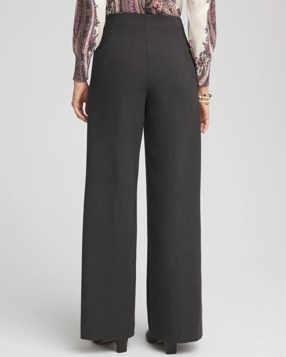 Chico's Women | Pleated Trouser Pants GRAY