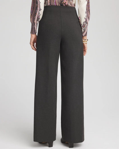 Chico's Women | Pleated Trouser Pants GRAY
