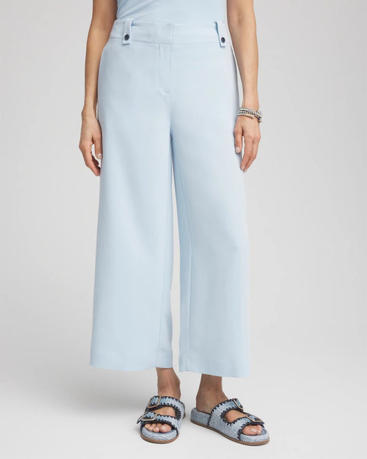 Chico's Women | Crepe Wide-Leg Culotte Pants CRYSTAL SPRINGS