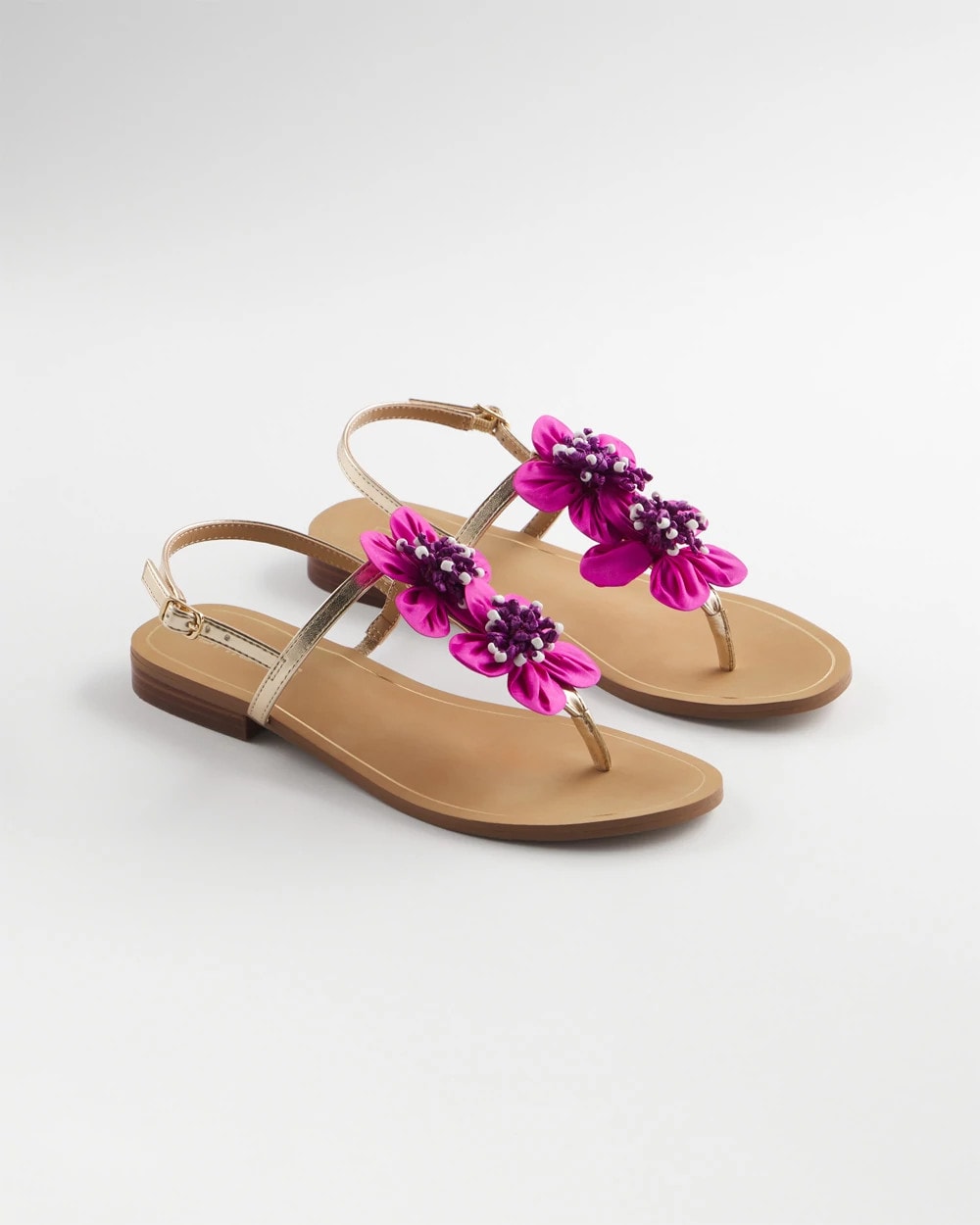 Chico's Women | Sunset Flower Sandal PINK