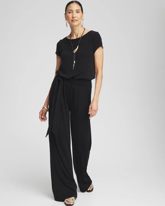 Chico's Women | Travelers™ Cap Sleeve Jumpsuit TRAVELERS BLACK