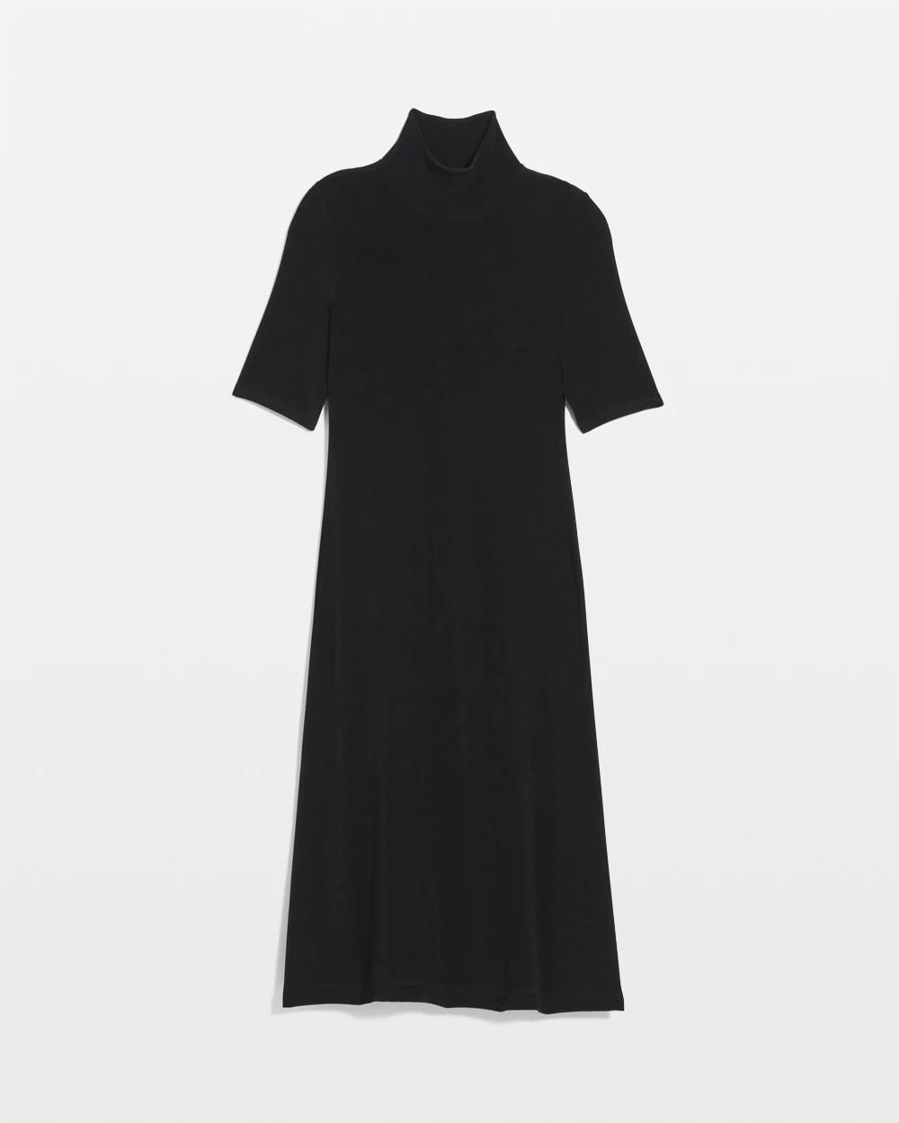 Chico's Women | Travelers™ Mockneck Midi Dress TRAVELERS BLACK