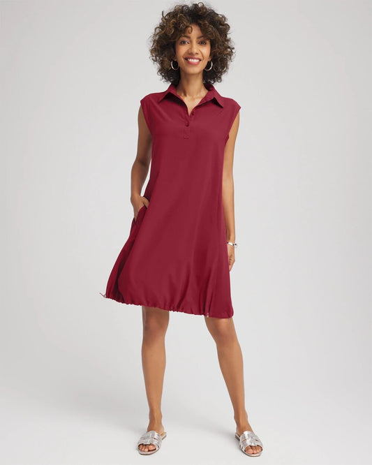 Chico's Women | Zenergy® UPF Bungee Dress RUSSET RED