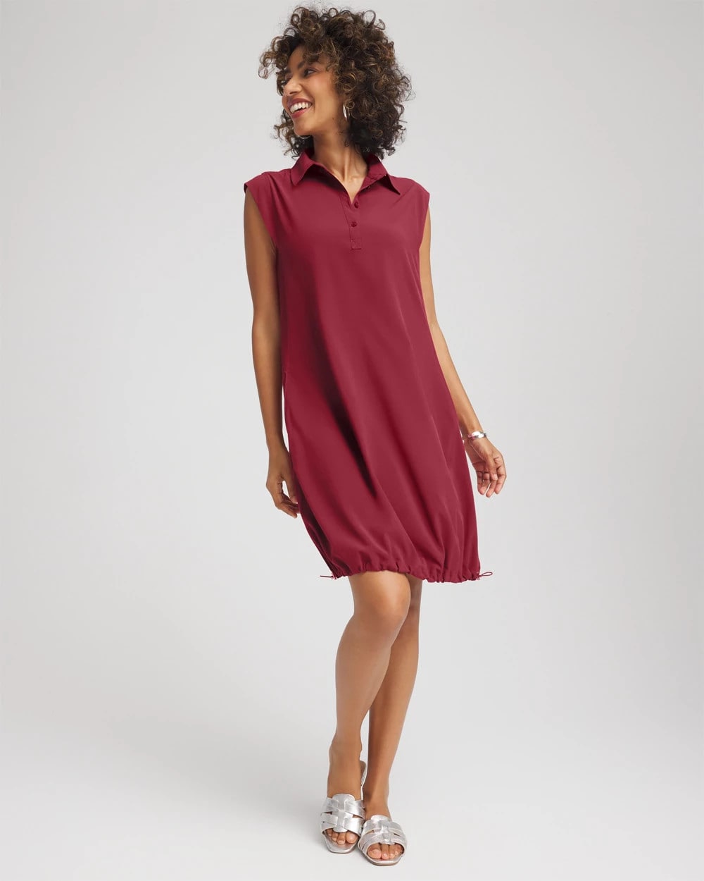Chico's Women | Zenergy® UPF Bungee Dress RUSSET RED