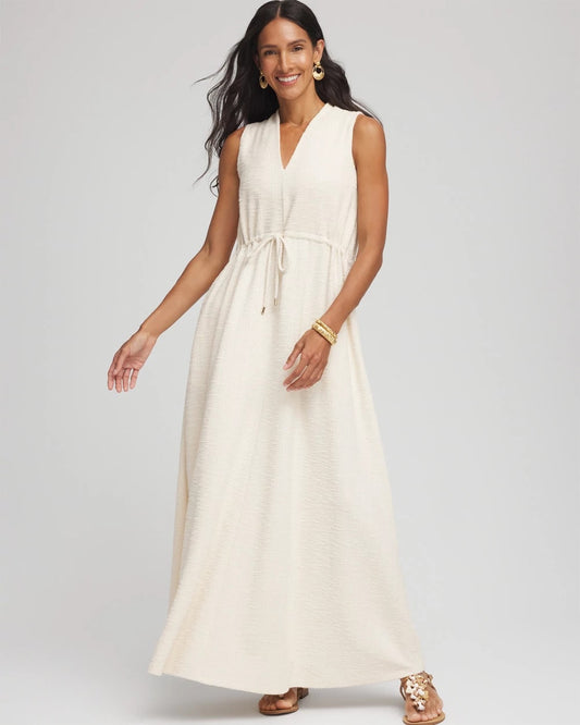 Chico's Women | Sleeveless Tweed Maxi Dress