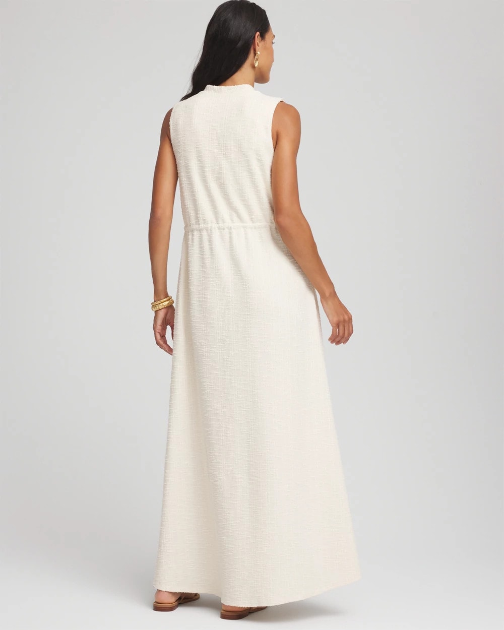 Chico's Women | Sleeveless Tweed Maxi Dress