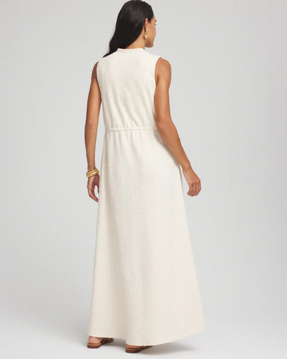 Chico's Women | Sleeveless Tweed Maxi Dress