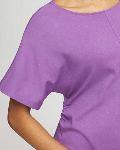 Chico's Women | Fit and Flare Cinched Waist Dress PLUM SHADE