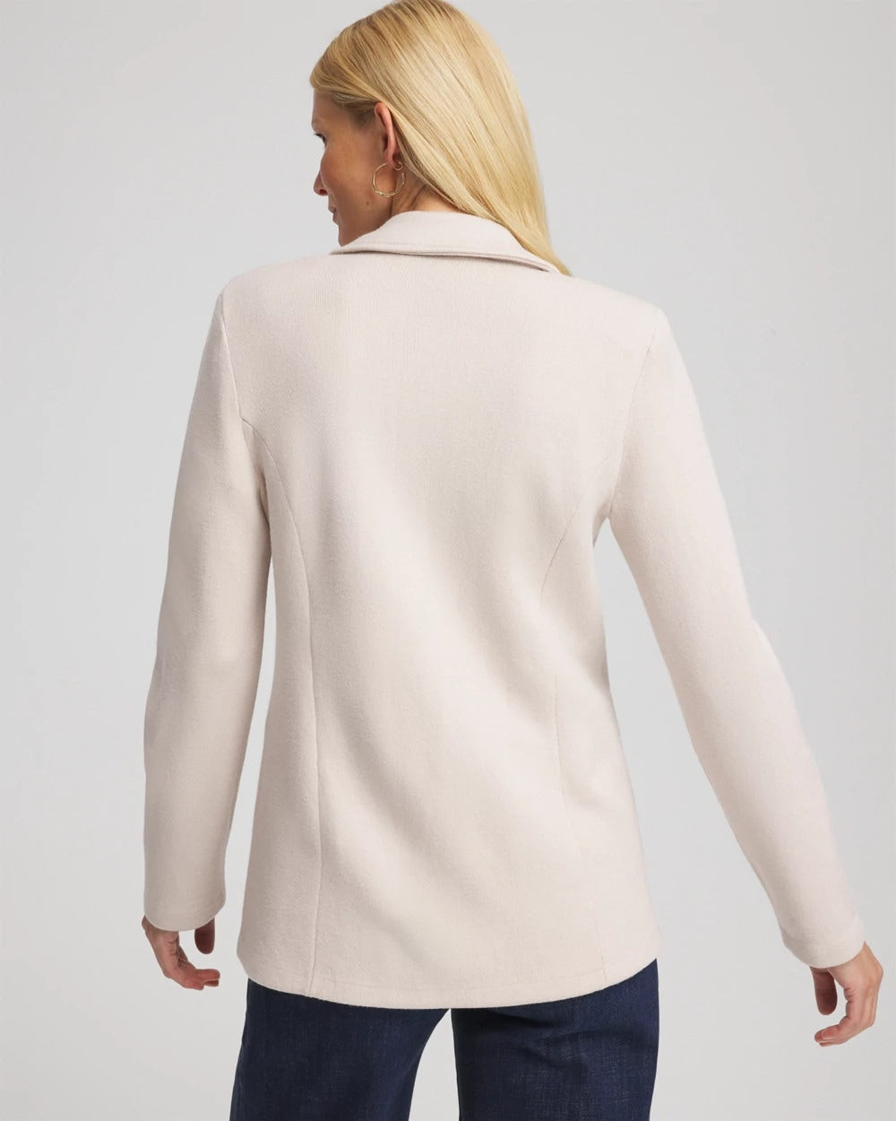 Chico's Women | Single-Breasted Sweater Blazer SMOKEY TAUPE