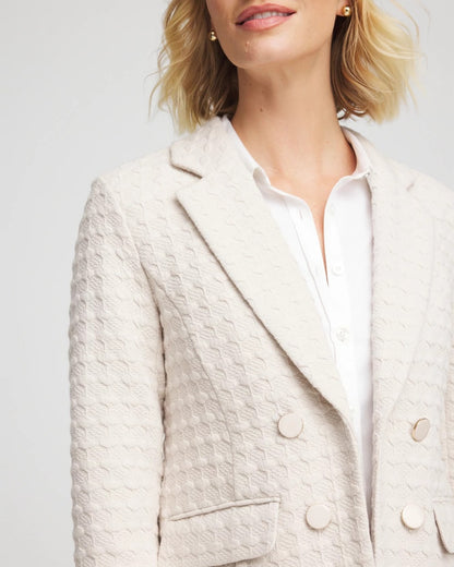Chico's Women | Textured Knit Blazer SMOKEY TAUPE