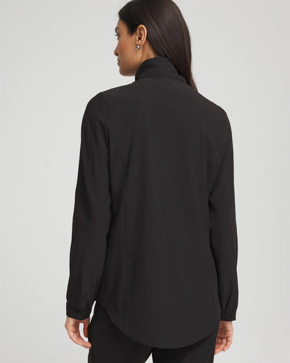 Chico's Women | Zenergy® UPF Zip Front Jacket BLACK