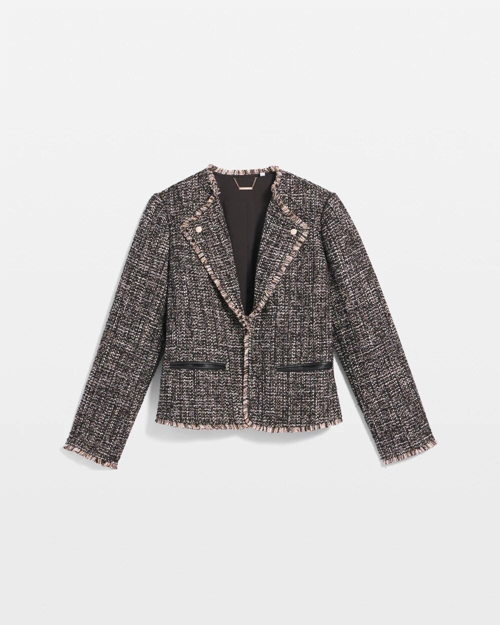 Chico's Women | Tweed Mix Moto Jacket BLACK