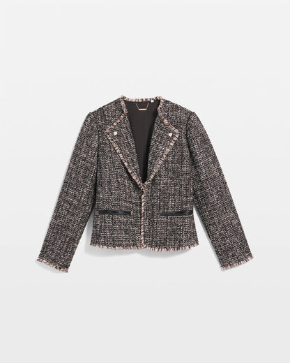 Chico's Women | Tweed Mix Moto Jacket BLACK