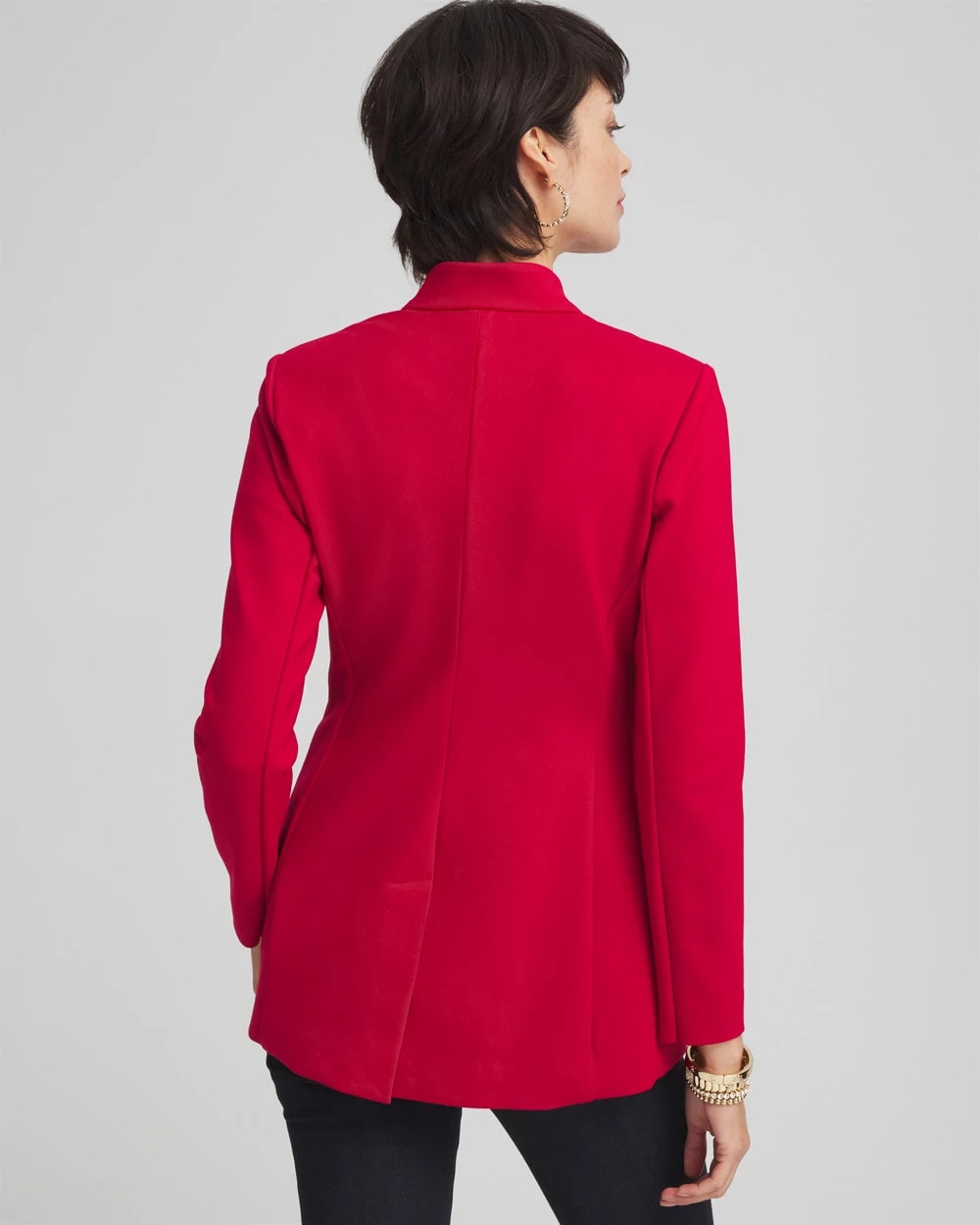 Chico's Women | Ponte Blazer RED ALLURE
