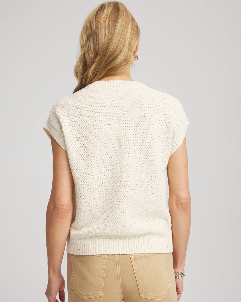 Chico's Women | Button-Up Sweater Vest GOLD