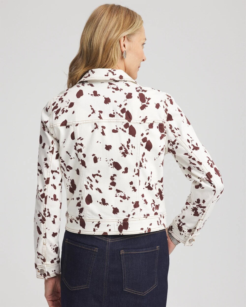 Chico's Women | Pampas Pony Denim Jacket ECRU