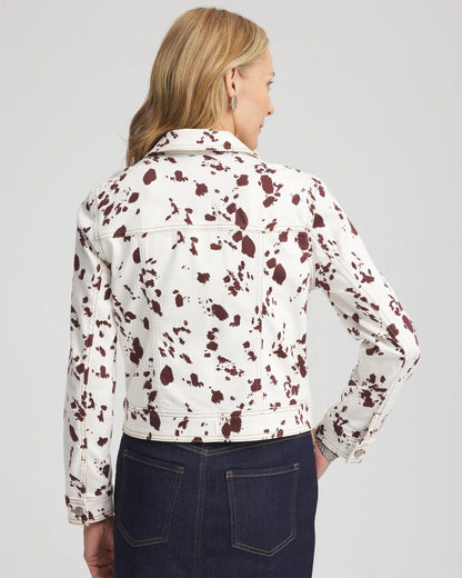 Chico's Women | Pampas Pony Denim Jacket ECRU