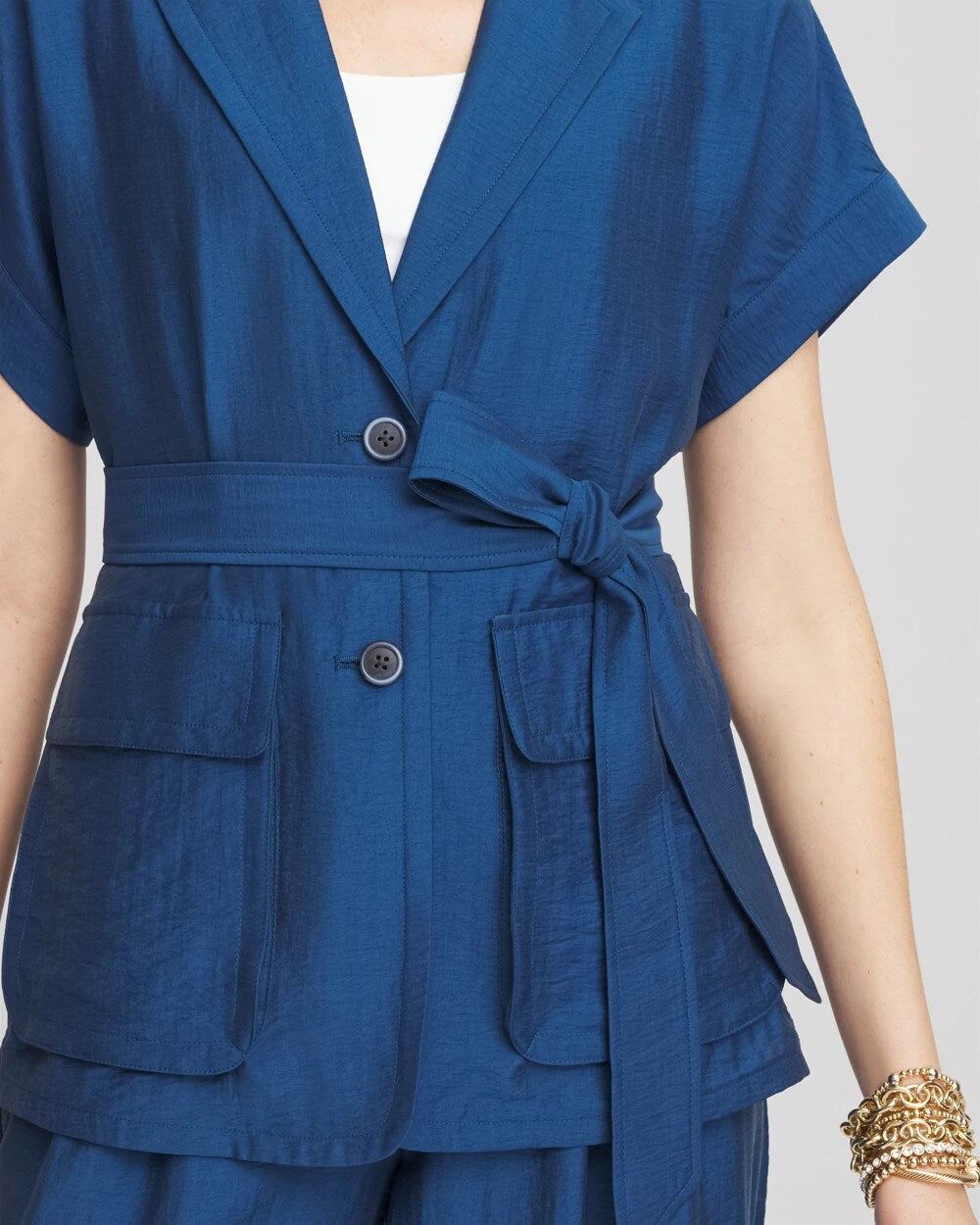 Chico's Women | Cargo Shirt Jacket SEAPORT