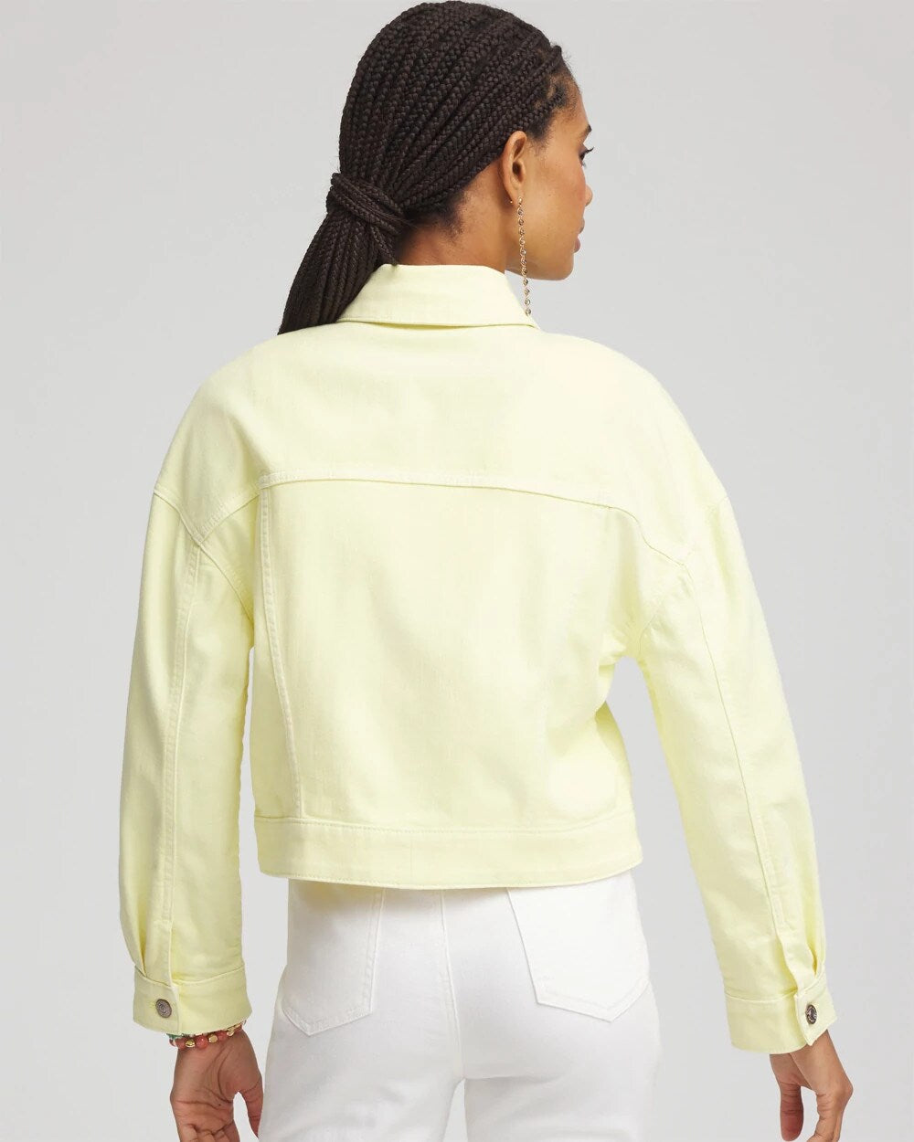 Chico's Women | Relaxed-Fit Denim Jacket BRIGHT YELLOW