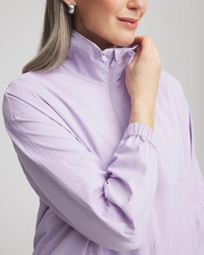 Chico's Women | Zenergy® UPF Striped Jacket VIOLET AURA