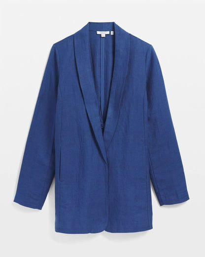 Chico's Women | Linen Blazer NAVAL INDIGO