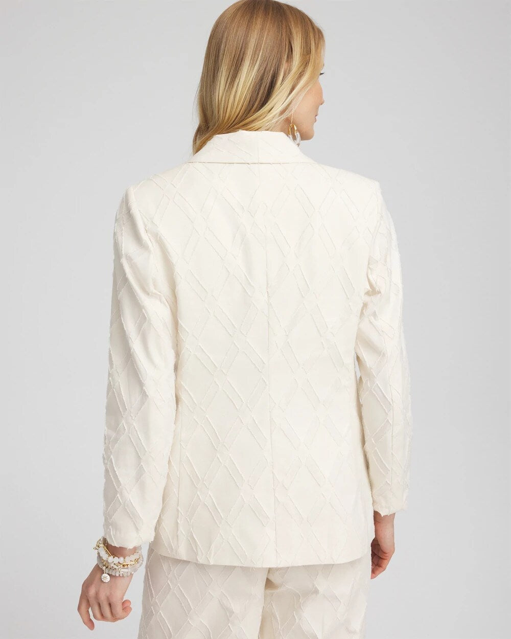 Chico's Women | Textured Blazer NATURAL CREAM