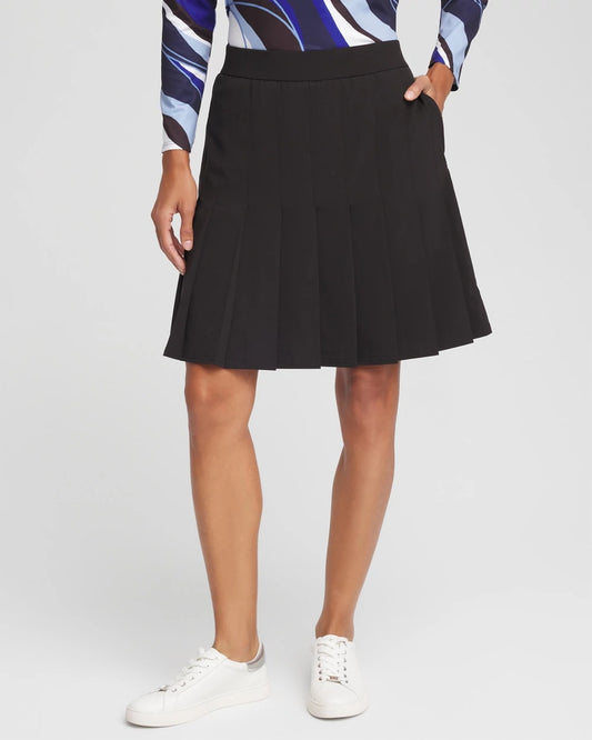 Chico's Women | Zenergy® UPF Pleated Skort BLACK