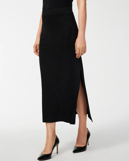 Chico's Women | Travelers™ Side-Slit Maxi Skirt TRAVELERS BLACK