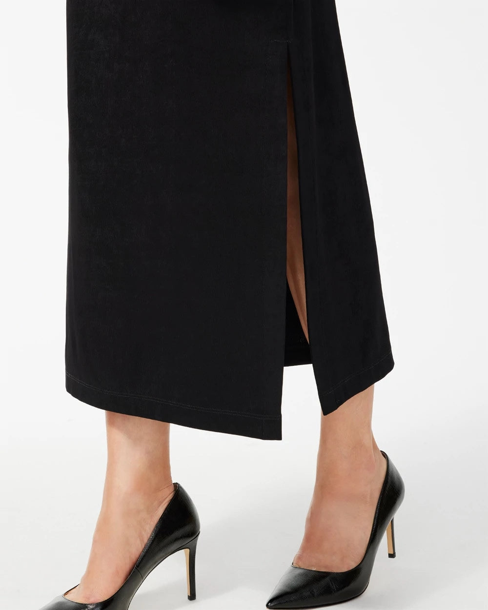 Chico's Women | Travelers™ Side-Slit Maxi Skirt TRAVELERS BLACK