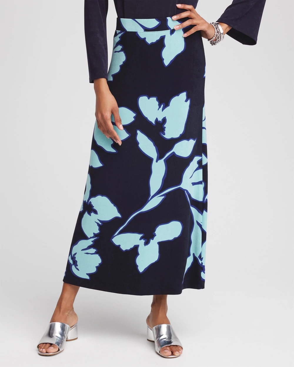 Chico's Women | Travelers™ Midi A-line Skirt