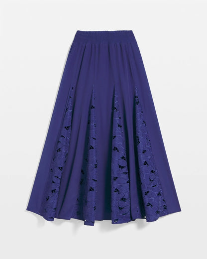 Chico's Women | Godet Maxi Eyelet Skirt BLUE CASA