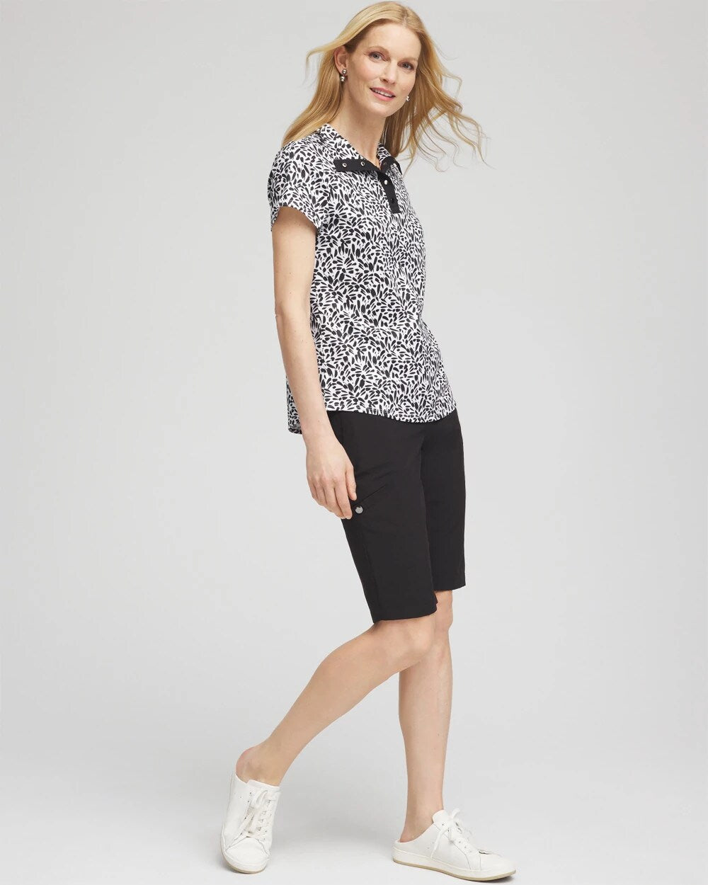 Chico's Women | Zenergy® UPF Cargo Shorts BLACK