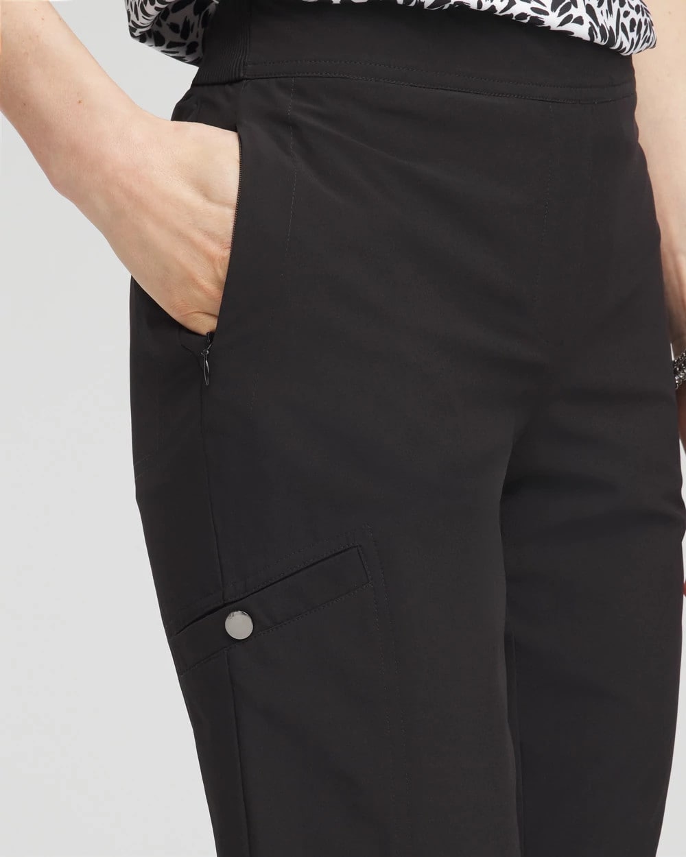 Chico's Women | Zenergy® UPF Cargo Shorts BLACK