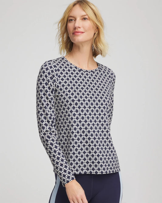 Chico's Women | Zenergy® Chain Top PASSPORT BLUE