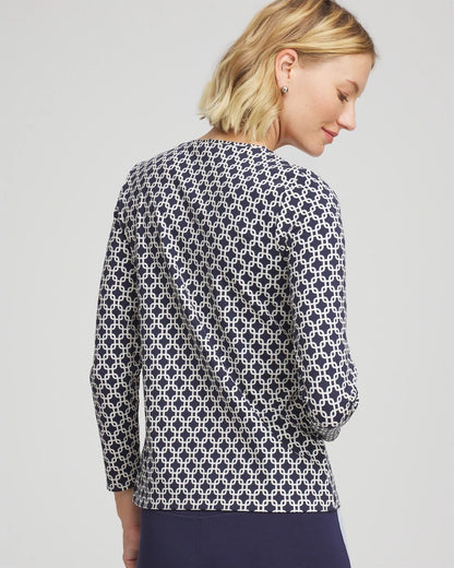 Chico's Women | Zenergy® Chain Top PASSPORT BLUE