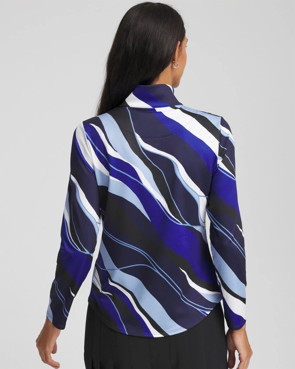 Chico's Women | Zenergy® UPF Voyage Half Zip CRYSTAL TOPAZ