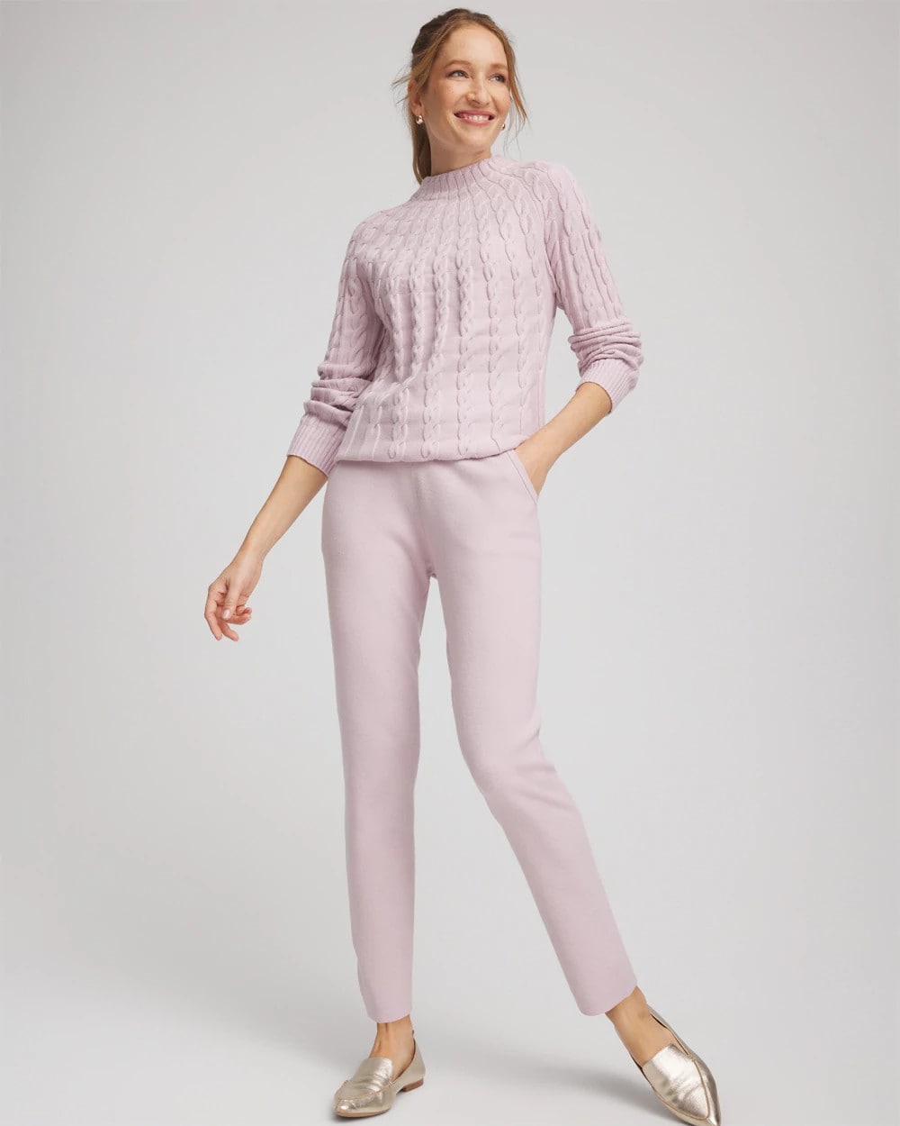 Chico's Women | Zenergy® Luxe Tapered Ankle Pants LILAC SMOKE