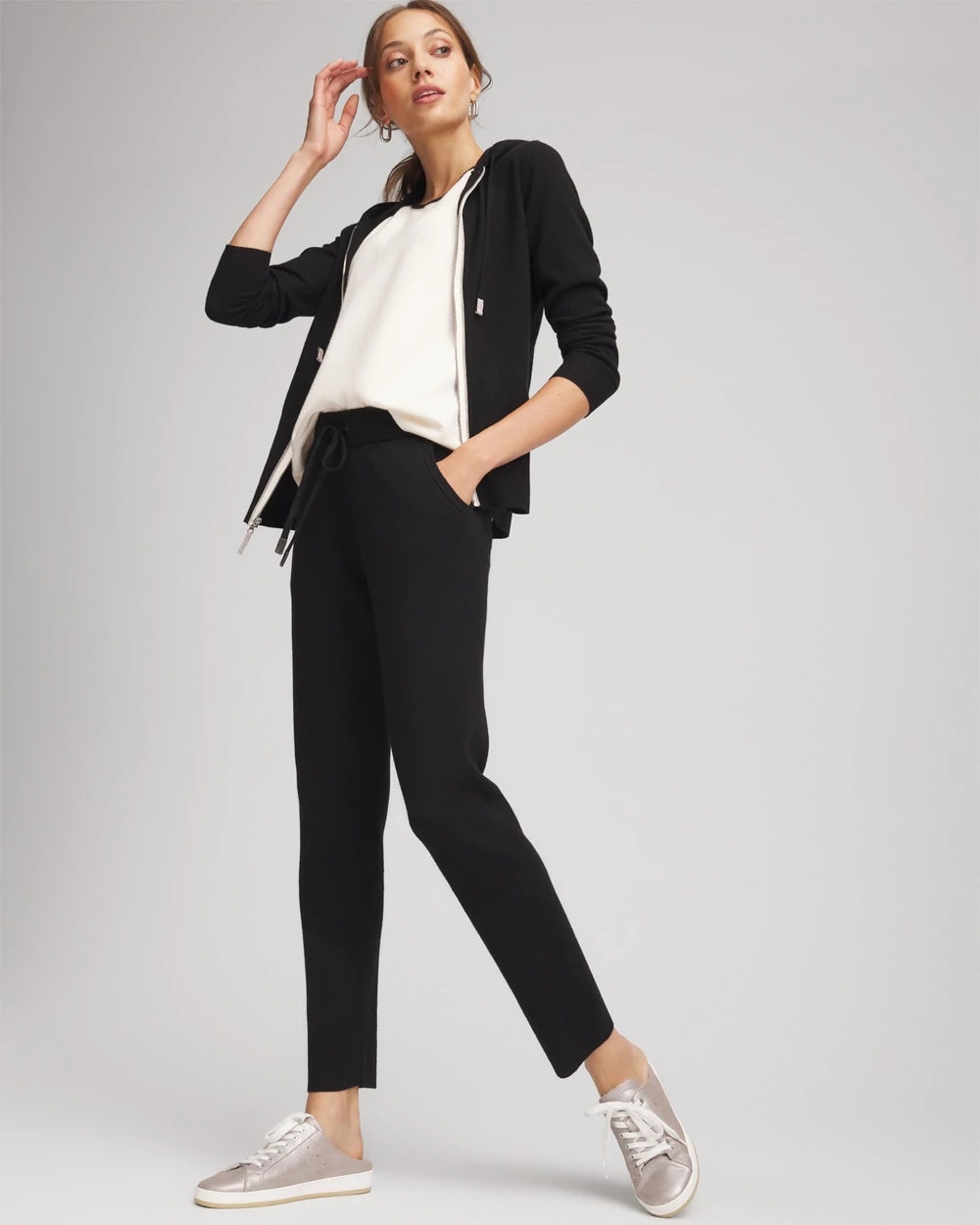 Chico's Women | Zenergy® Luxe Tapered Ankle Pants BLACK
